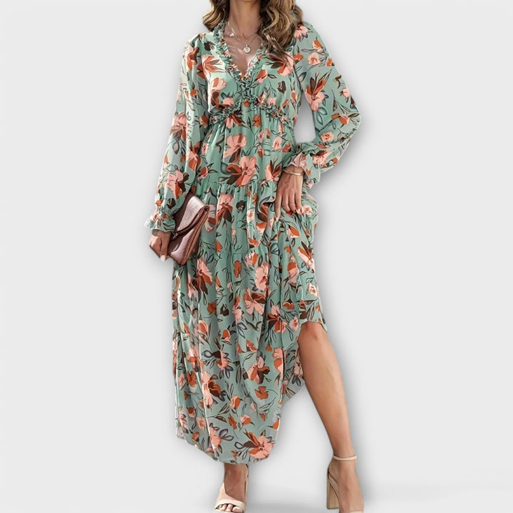 Hannah | Elegant Floral Maxi Dress
