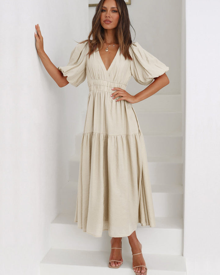 Enola Puff Sleeves Dress