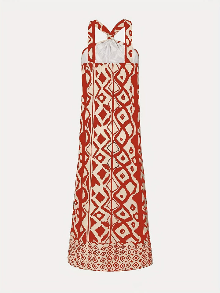 Eliza - Women's Summer Halter Maxi Dress