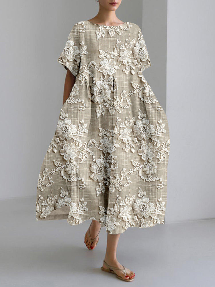 Flora | Vibrant Boho Floral Dress For Women