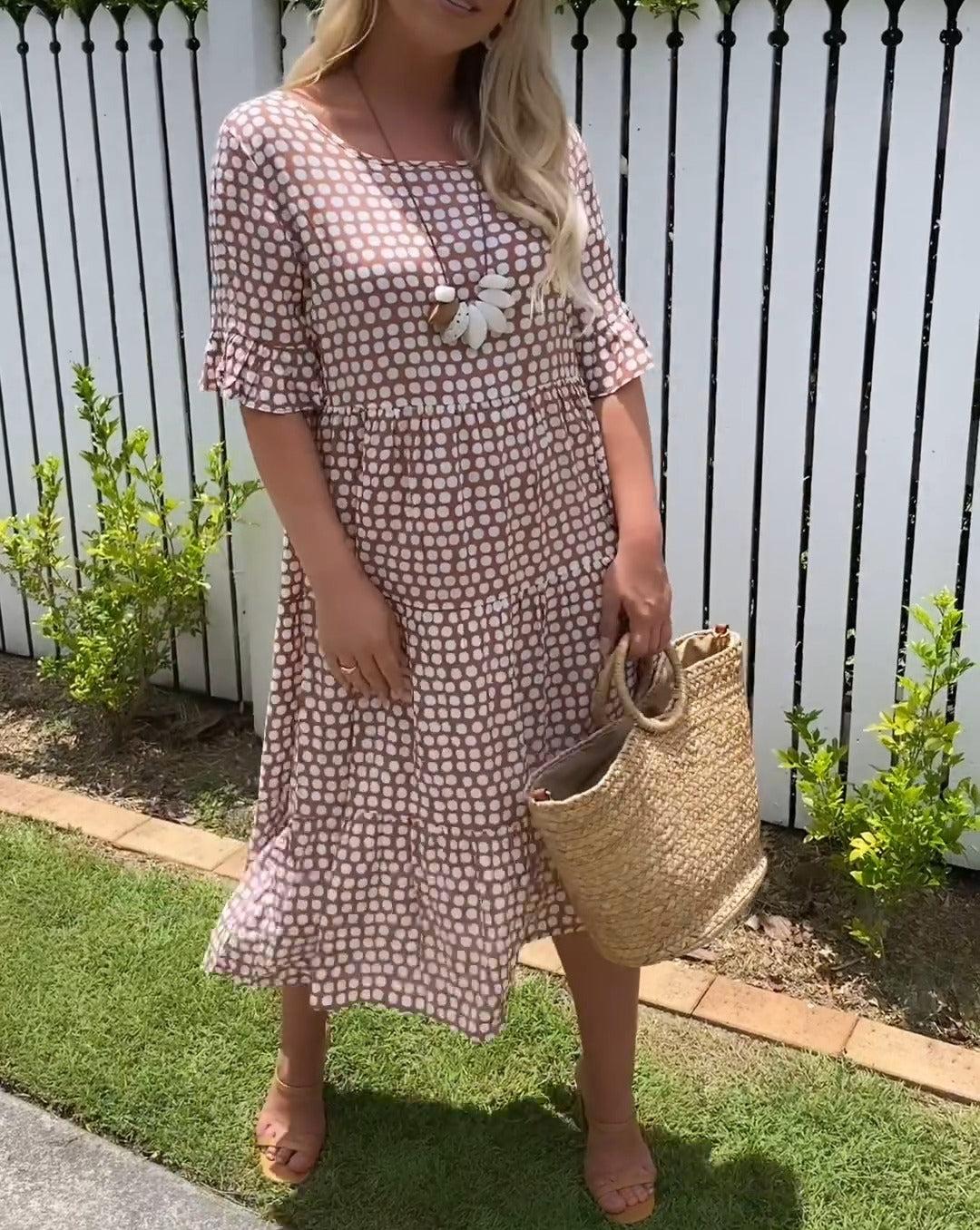 Helen - Tiered Midi Dress