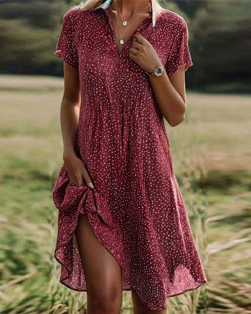Miranda V-neck dress