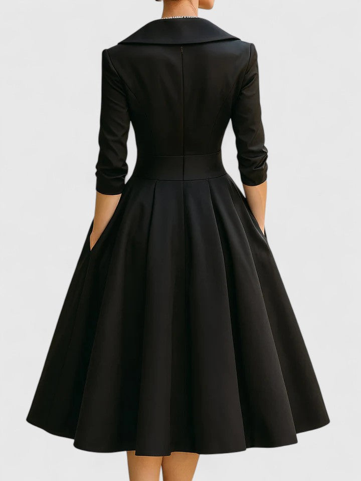 Summer | Elegant Formal Midi Cocktail Dress