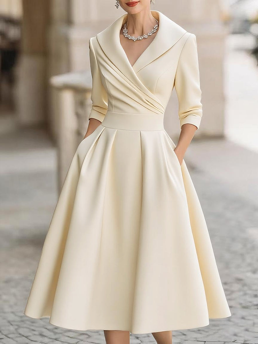 Reece | Elegant Midi Cocktail Dress