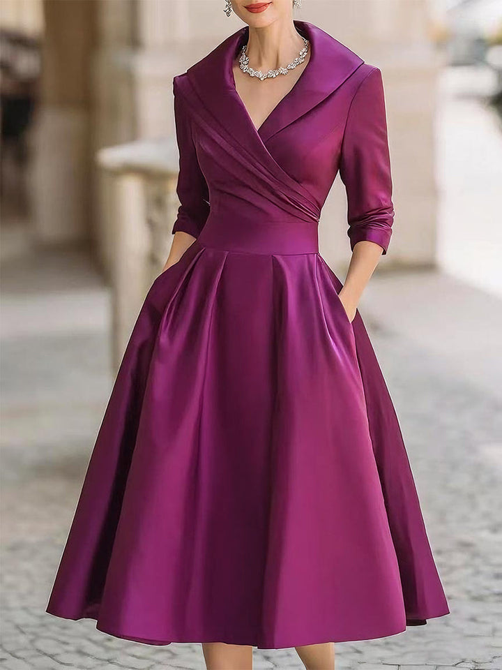 Reece | Elegant Midi Cocktail Dress