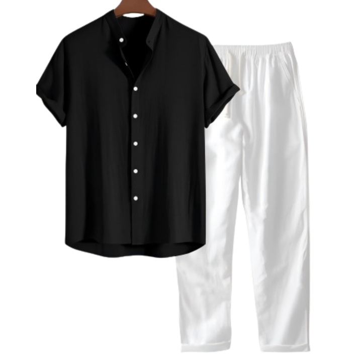 Peter - Men's Premium Linen Shirt & Pants Summer Set