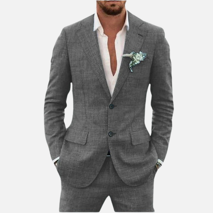 Cole - Men’s Premium Linen Suit Set Lightweight