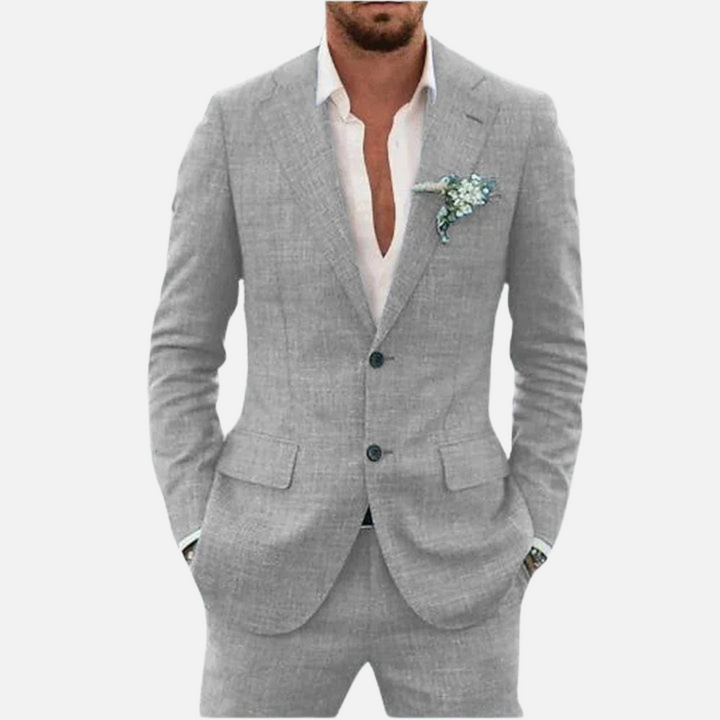Cole - Men’s Premium Linen Suit Set Lightweight