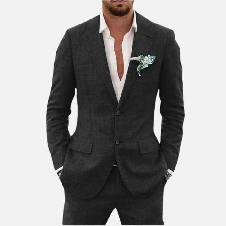Cole - Men’s Premium Linen Suit Set Lightweight