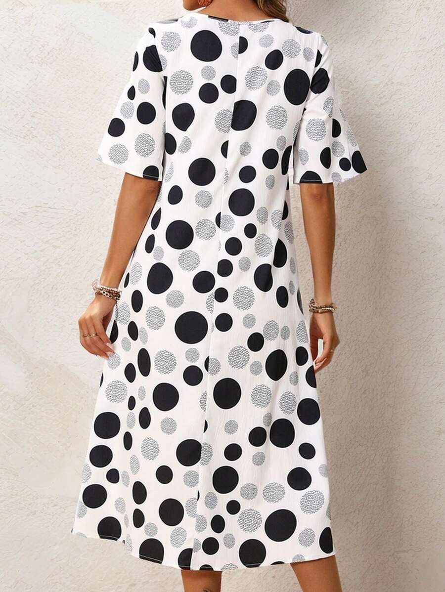 Hazel Polka Dot Dress