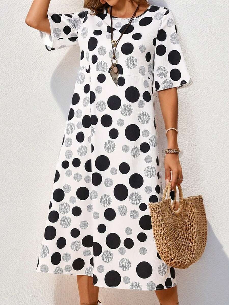 Hazel Polka Dot Dress