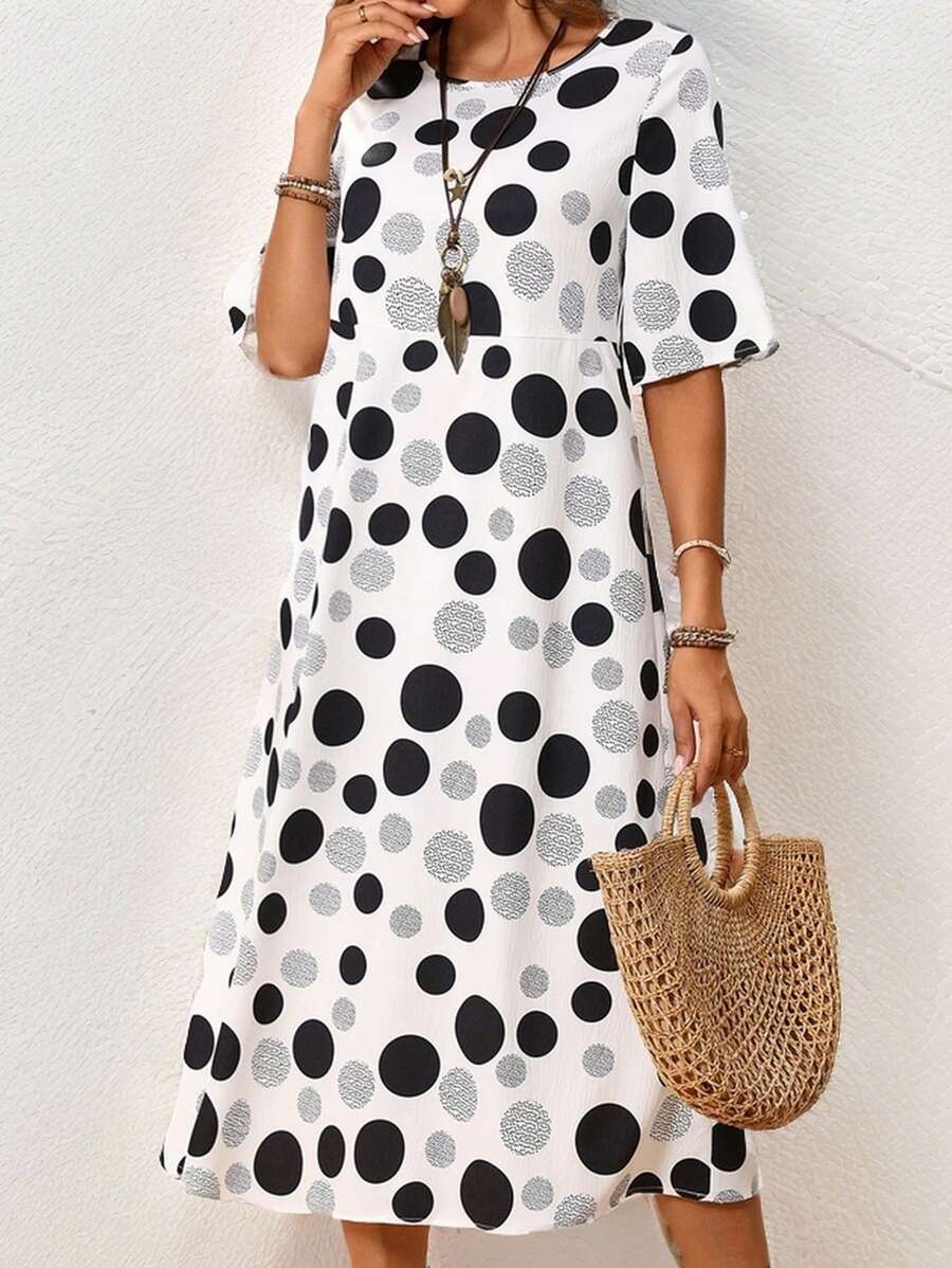Hazel Polka Dot Dress