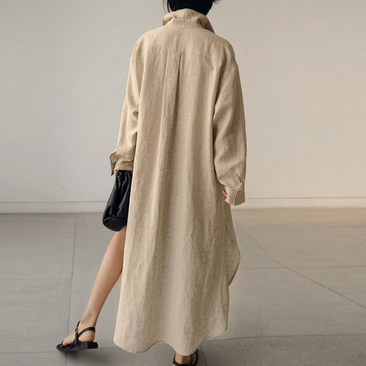 Isabel | Women's Summer Linen Shirt Dress