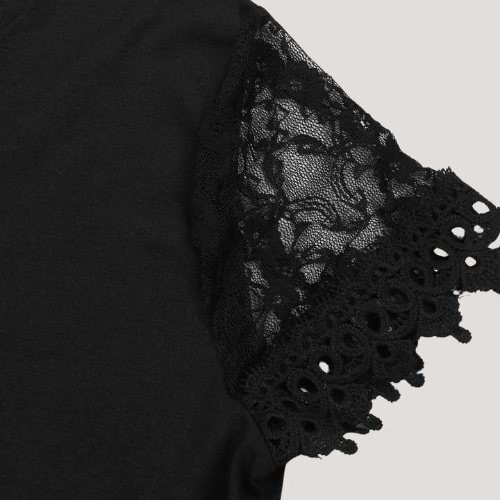 Mirabel | Women’s Mini Cocktail Dress with Short Lace Sleeves