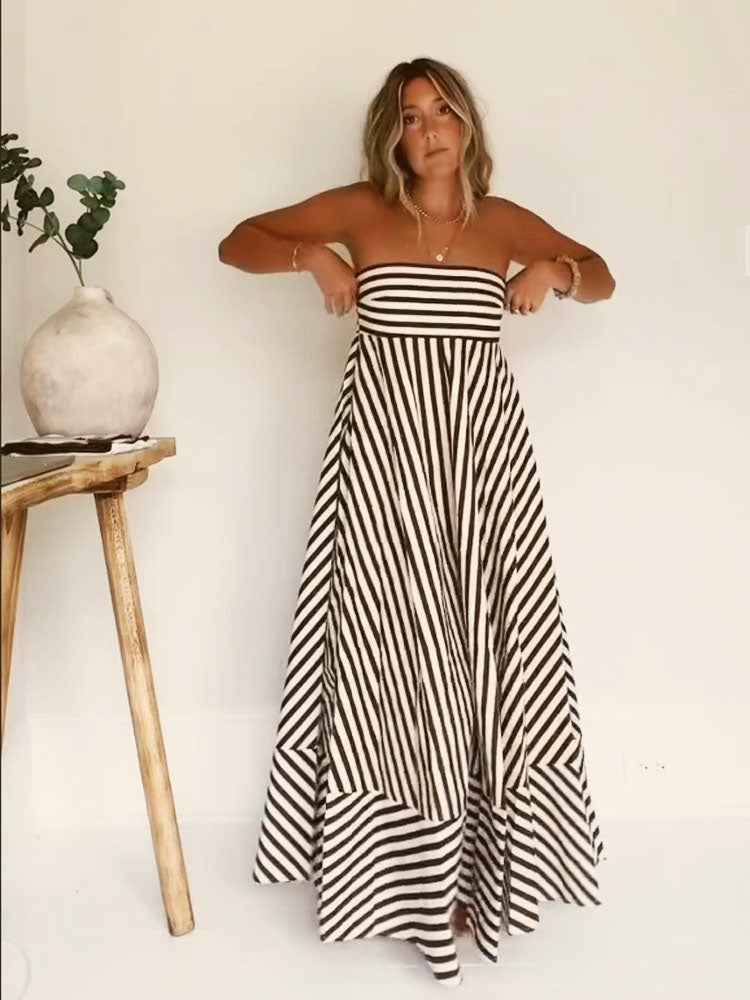 Lina Strapless Maxi Dress