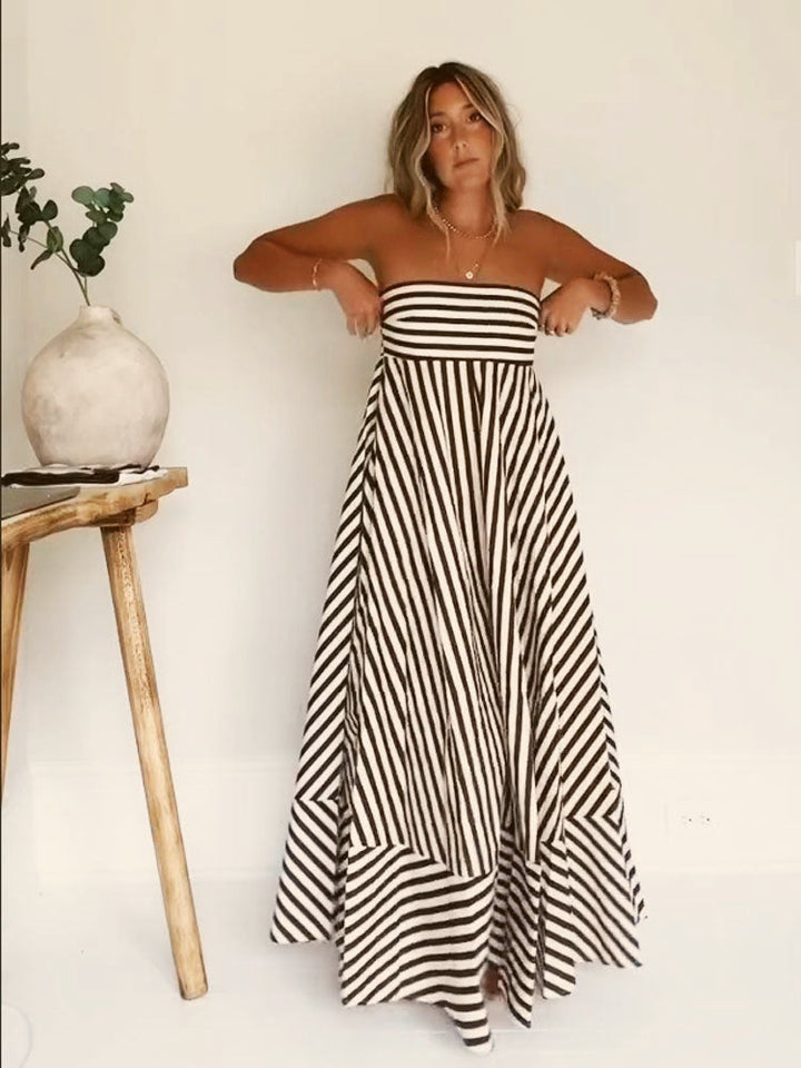 Lina Strapless Maxi Dress