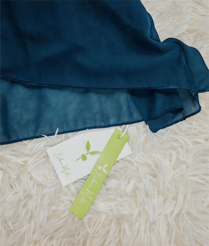Selene | Elegant A-Line Chiffon Dress with Flowy Flared Skirt