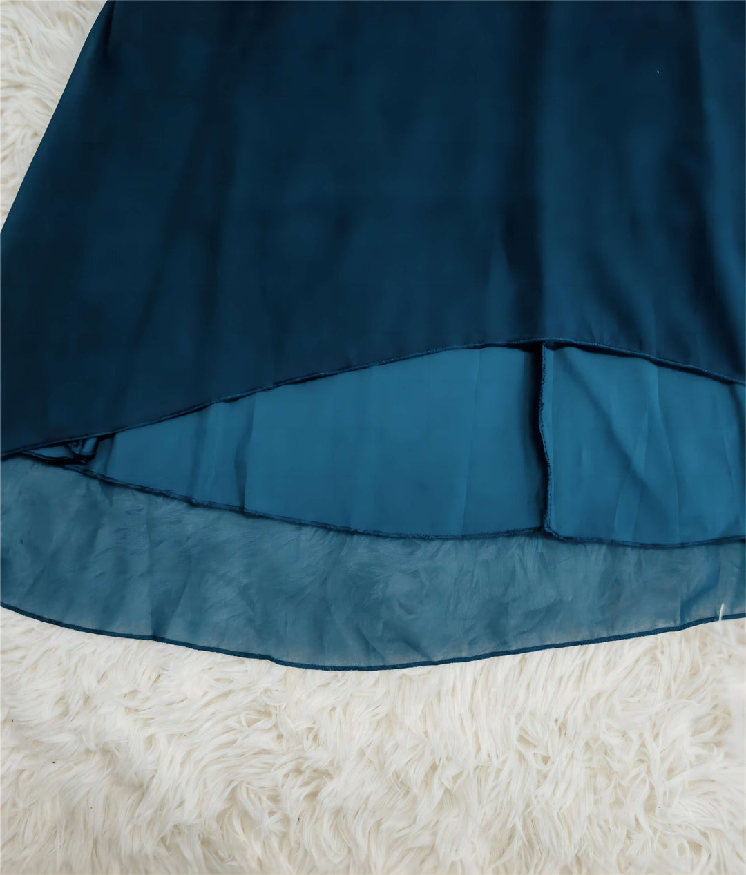 Selene | Elegant A-Line Chiffon Dress with Flowy Flared Skirt