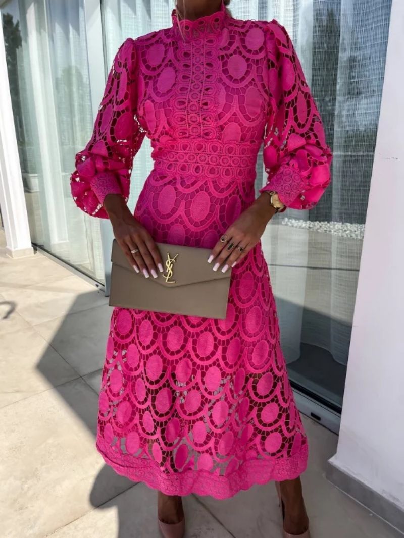 Olivia Lace Midi Dress