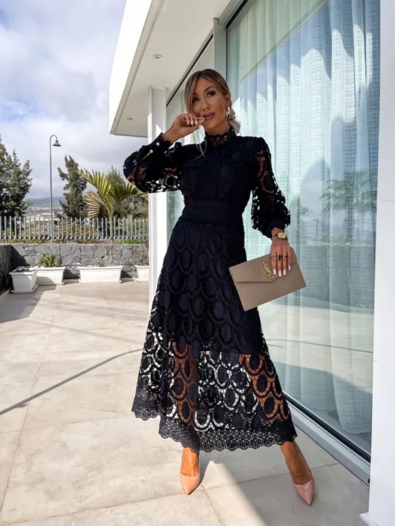Olivia Lace Midi Dress
