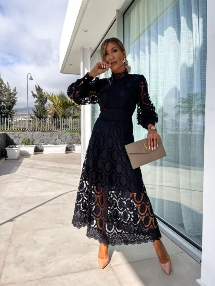 Olivia Lace Midi Dress
