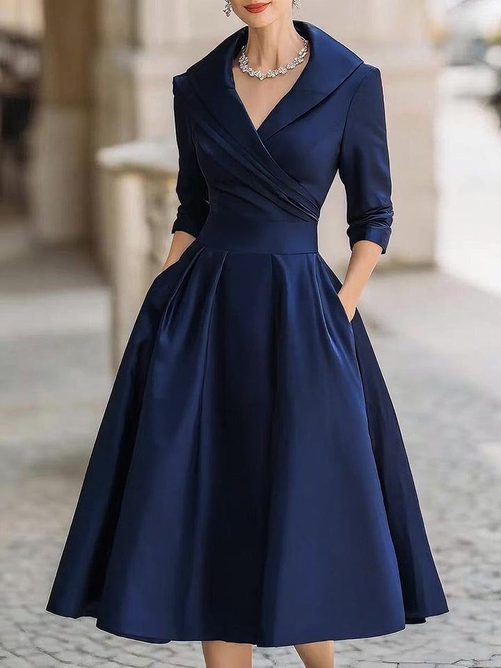 Reece | Elegant Midi Cocktail Dress