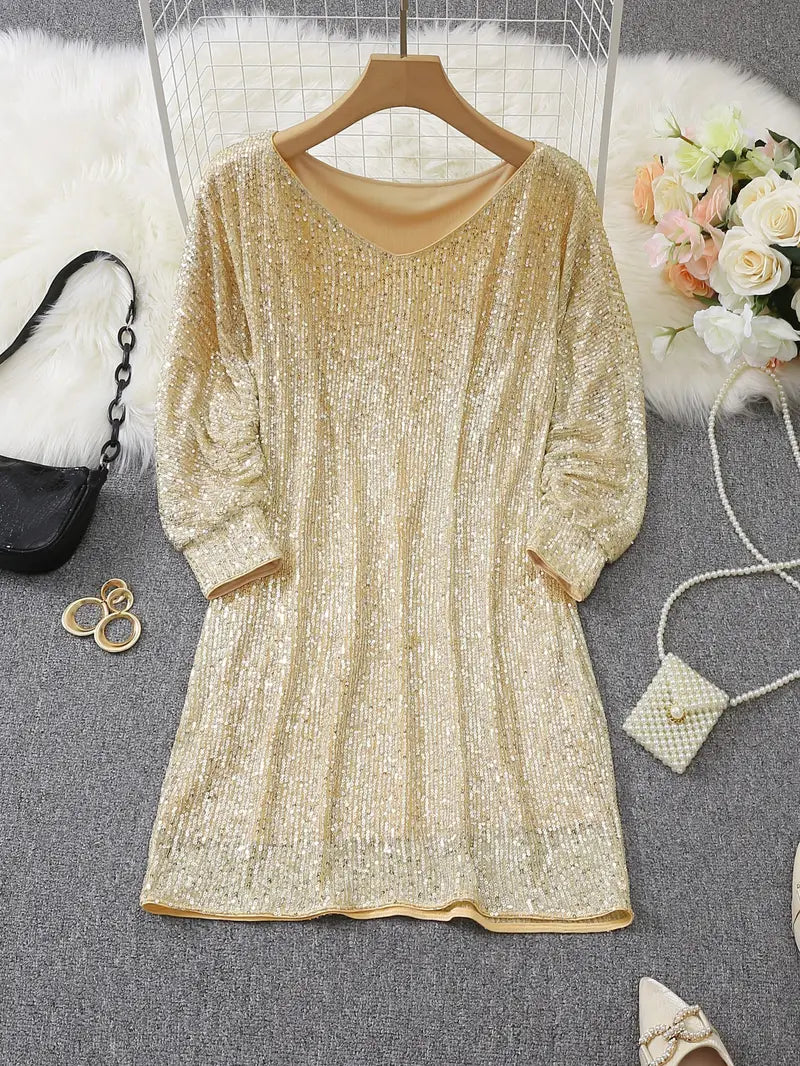 Aria - Chic Sequin Cocktail Dress