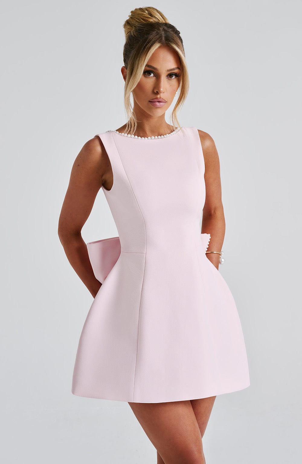 Kylie | Women Wedding Guest Structured Mini Dress