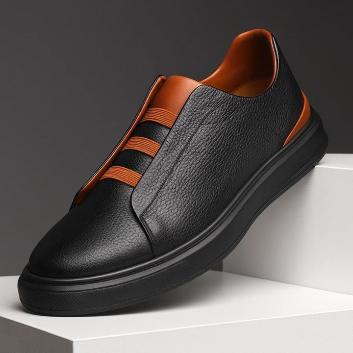 Marco - Elegant Genuine Leather Sneakers