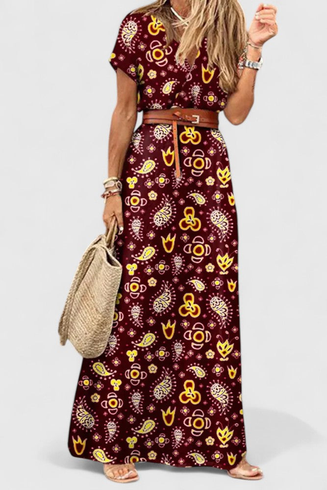 Mila - Elegant A-Line Maxi Dress