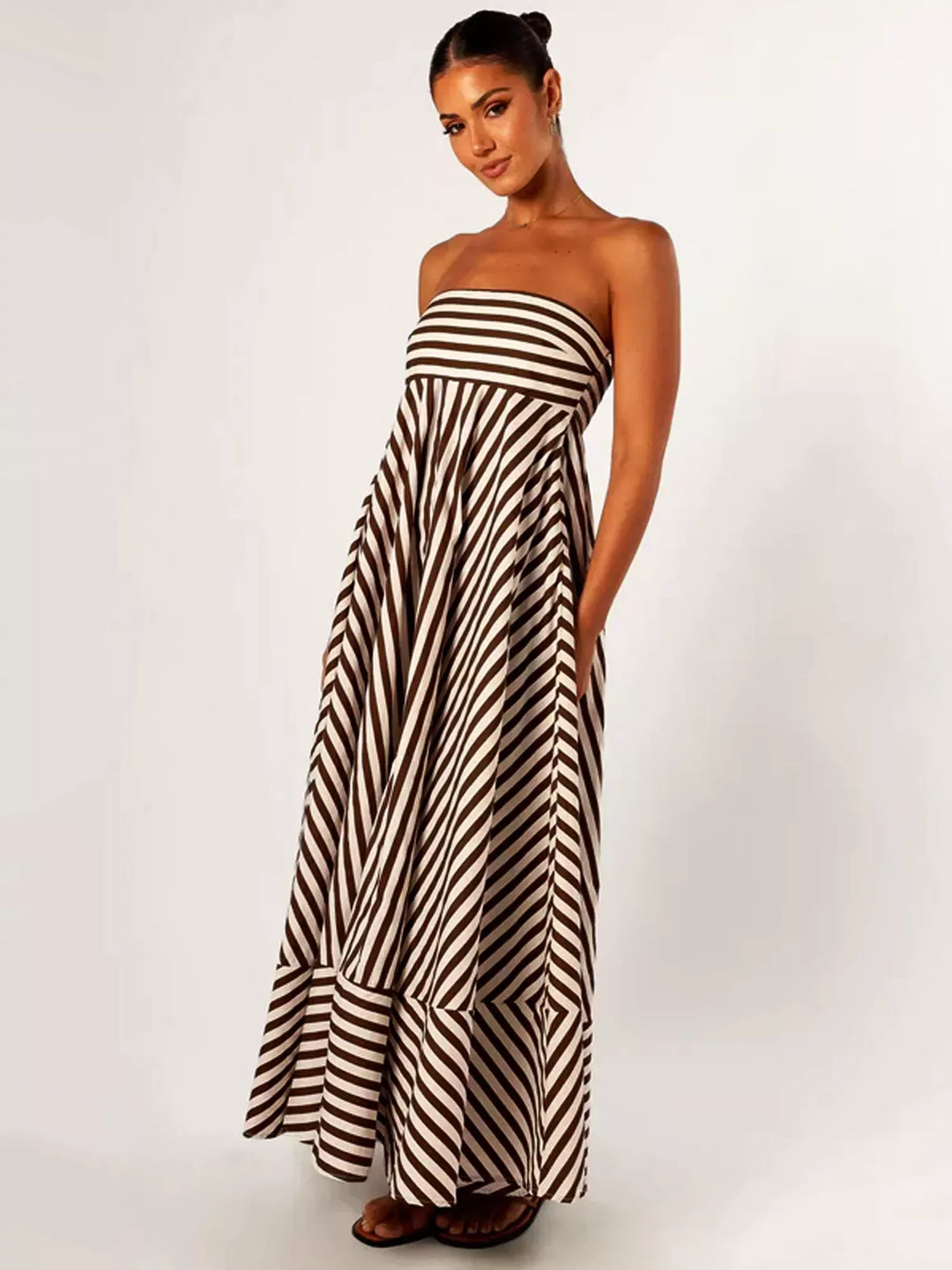 Lina Strapless Maxi Dress