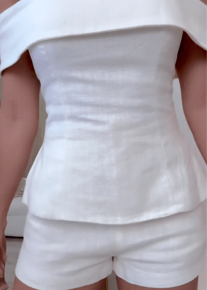 Eve - Timeless Off Shoulder Two Piece Set Women
