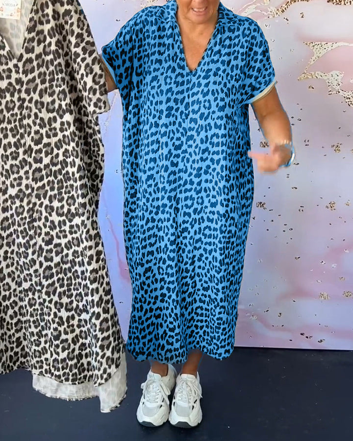 Lenny Leopard Dress