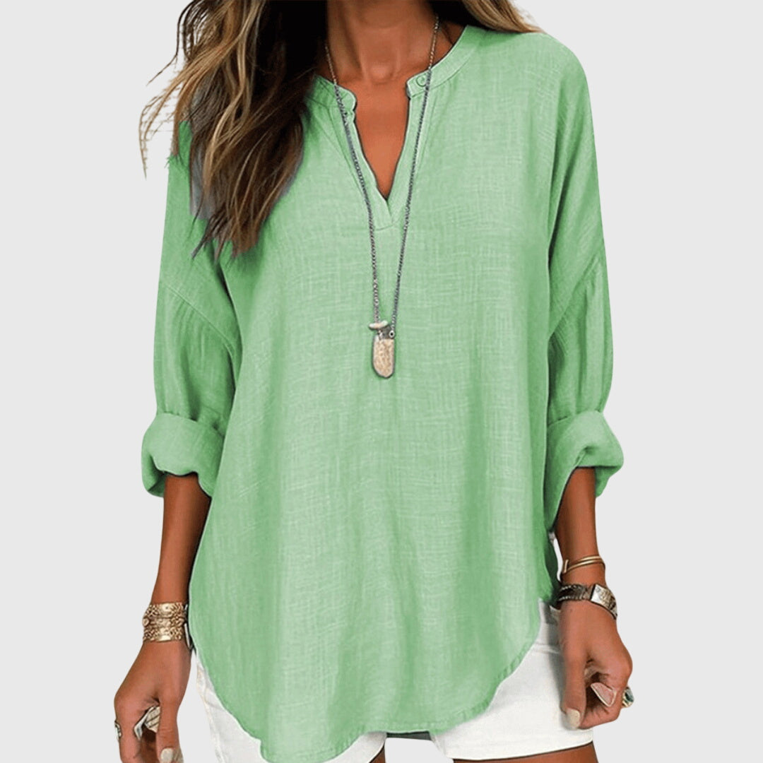 Lena | Women's Flowy Elegant Beach Shirt