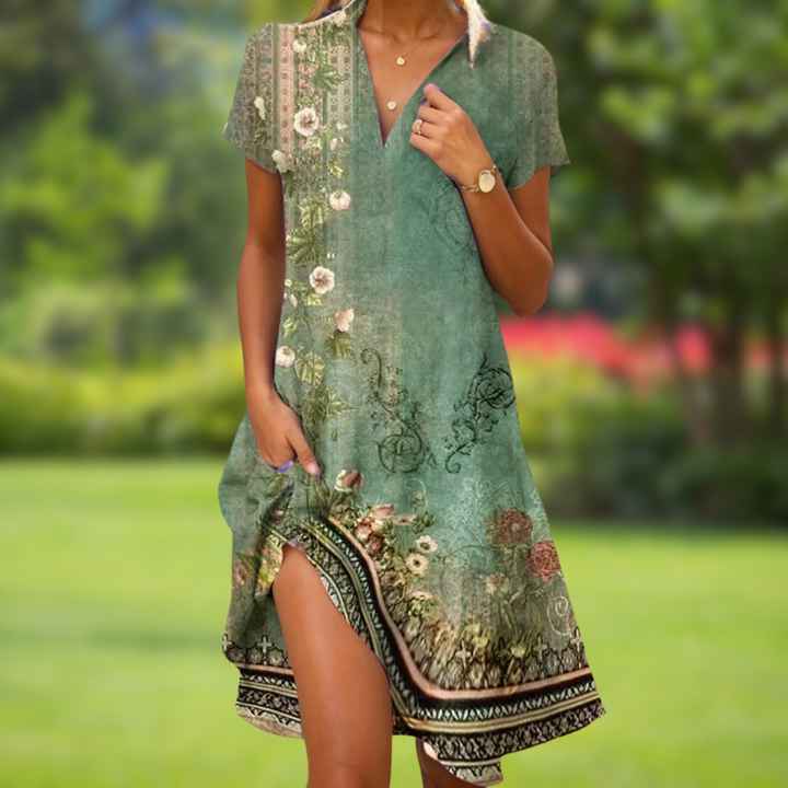 Romie | Women Elegant Boho Cocktail Dress