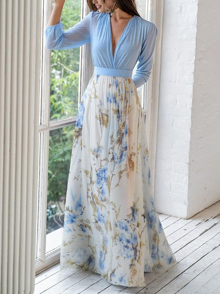 Novie - Women Boho Chic Floral Maxi Dress
