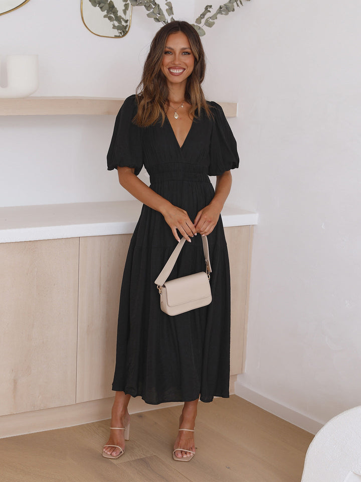 Enola Puff Sleeves Dress