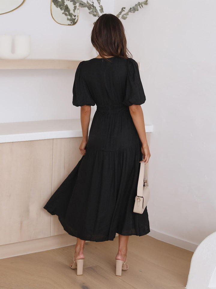 Enola Puff Sleeves Dress