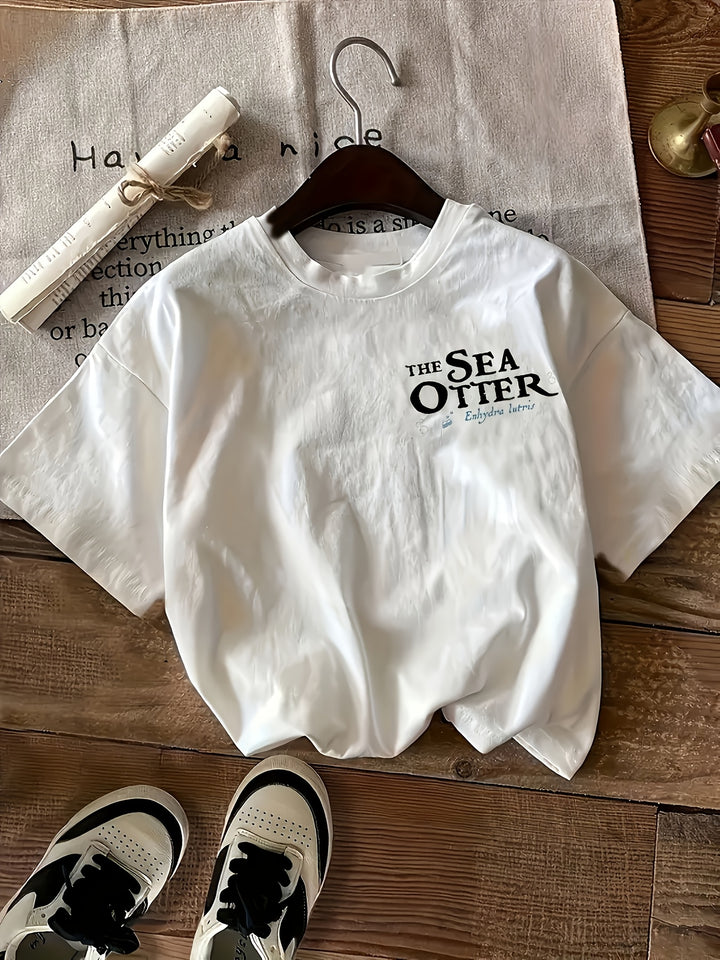 Sea Otter - Women's Comfort Casual Short Sleeve Graphic Tee