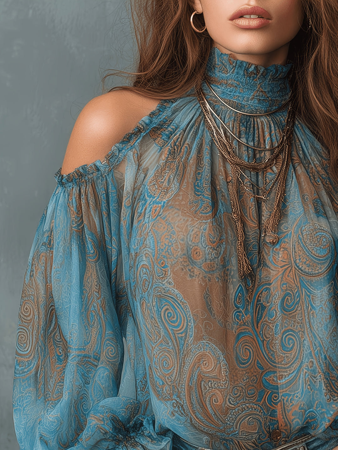 Lena - Women's Chic Boho Off Shoulder Blouse Top