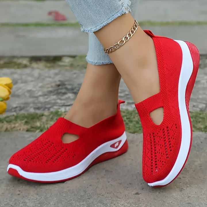 Anne - Soft Perforated Slip-On Shoes