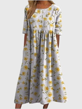 Djala | Women's Flattering Wrap Midi Dress