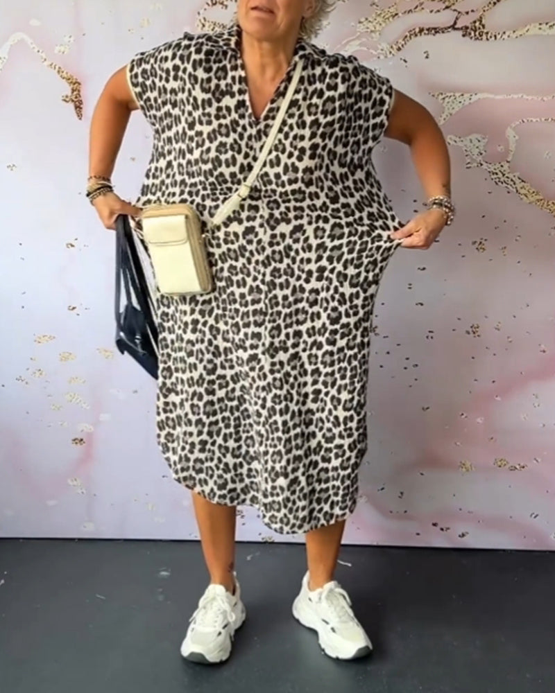 Lenny Leopard Dress
