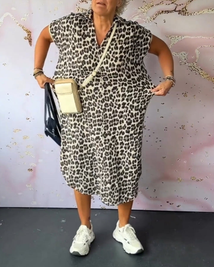 Lenny Leopard Dress
