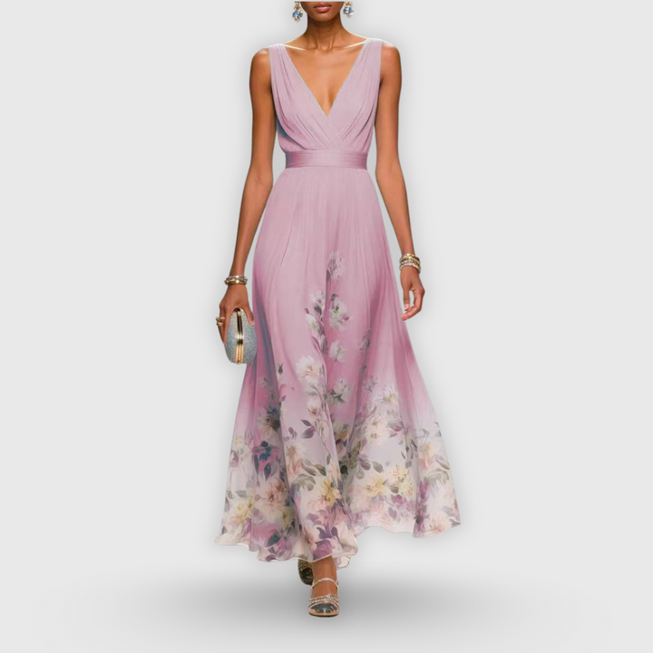 Madeline | Elegant Floral Maxi Dress