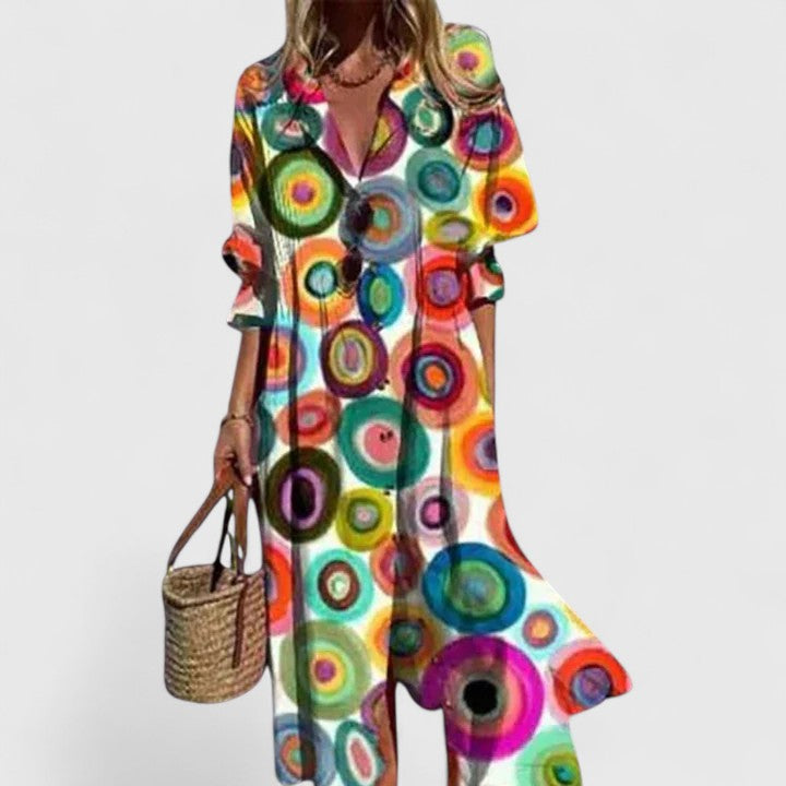 Paula - Elegant Summer Boho Sun Dress