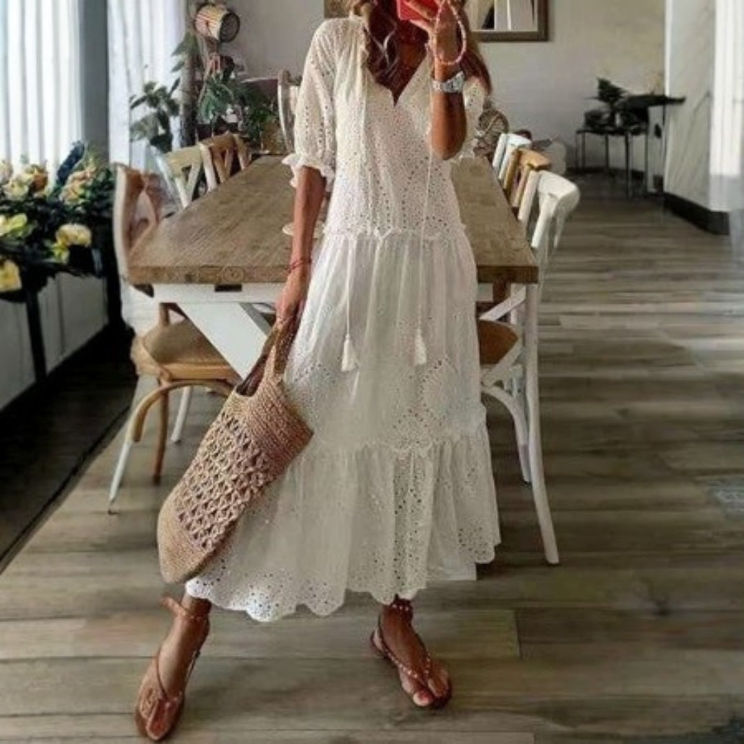 Bella | Women's Chic Boho Floral Maxi Dress