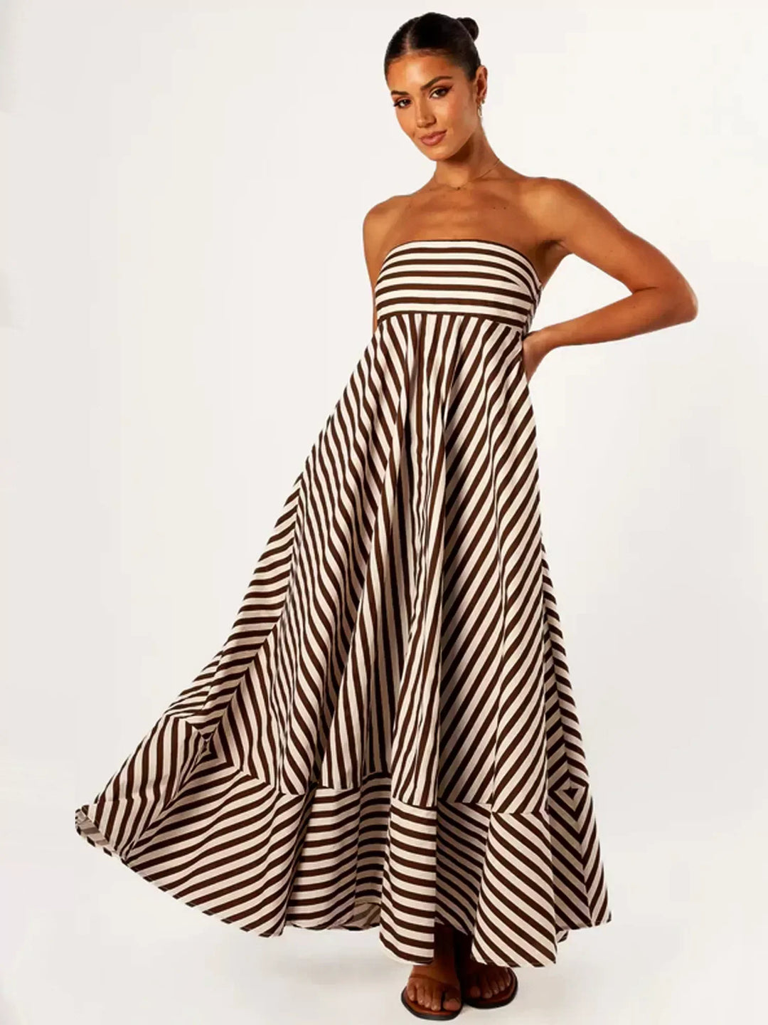 Lina Strapless Maxi Dress