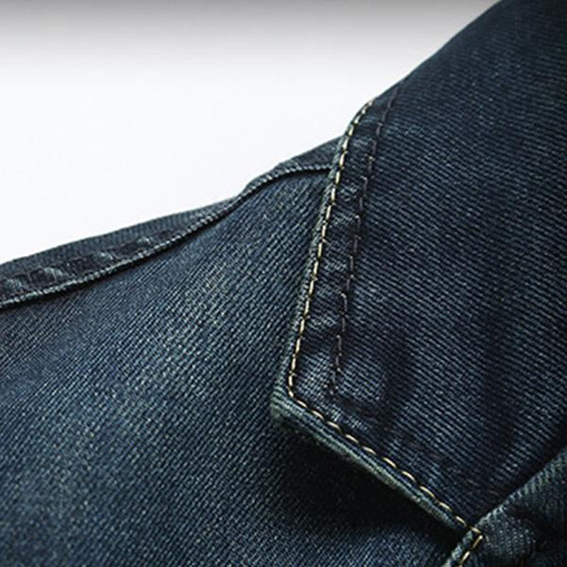 Sylvan | Men’s Tailor-Fit Denim Blazer with Pockets