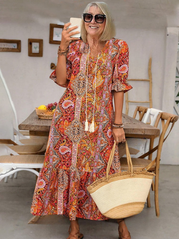 Gene | Boho Chic Maxi Dress for Women